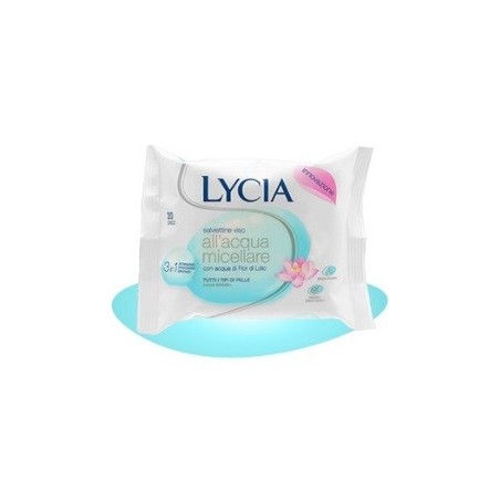 LYCIA SALVIETTINE STRUCCANTI VISO ALL'ACQUA MICELLARE 20 PEZ ZI