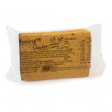 FEELING OK SNACKER POMODORO E PAPRICA START 50 G