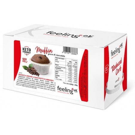 FEELING OK MUFFIN GOCCE CIOCCOLATO 50 G