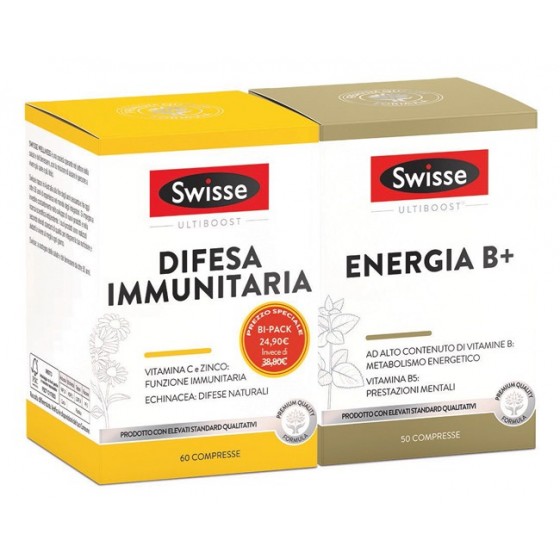 SWISSE BIPACK DIFESA IMMUNITARIA 60 COMPRESSE + ENERGIA B 50COMPRESSE