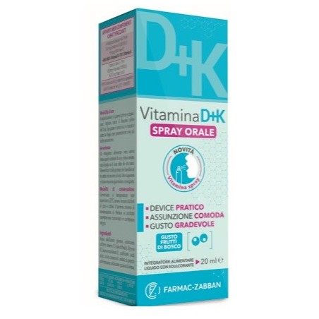 VITAMINA D+K SPRAY FARMAC ZABBAN 20 ML