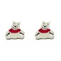 DISNEY ORECCHINO WINNIE SMALTO ROSSO