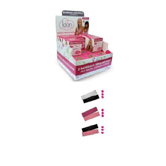 FASCIA ANTIPIDOCCHI LOON 721 NERO 1 PEZZO