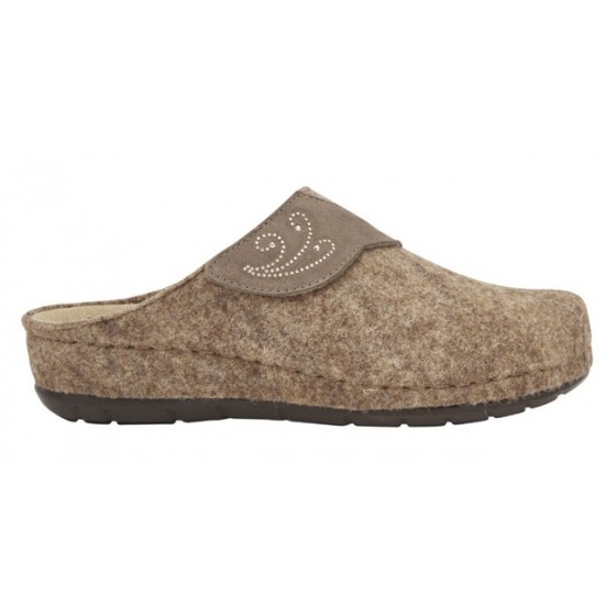 BRUGES WOOL+SUEDE PANTOFOLA WOMAN HAZEL 37
