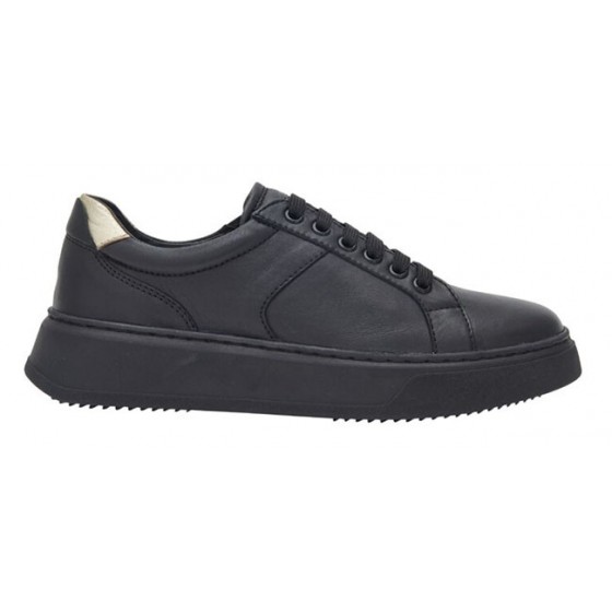 BROOKLYN LACES LEATHER SCARPA WOMAN BLACK 39