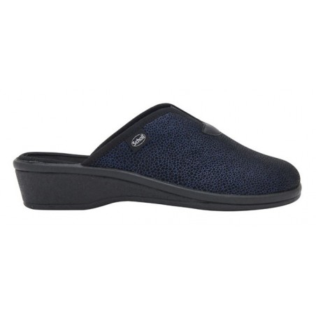 ELSA DOT PRINTED ELASTICATED CIABATTA WOMAN NAVY BLUE 39