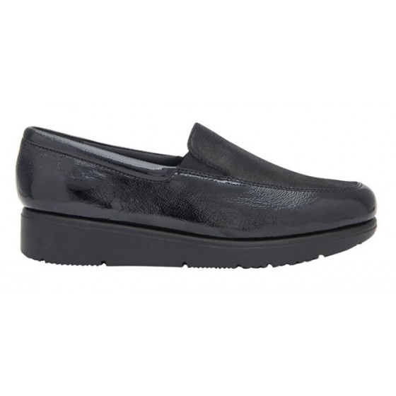 GILLY SLIP ON GLITTERED SUEDE+NAPLACK SCARPA WOMAN BLACK 37