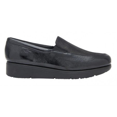 GILLY SLIP ON GLITTERED SUEDE+NAPLACK SCARPA WOMAN BLACK 37
